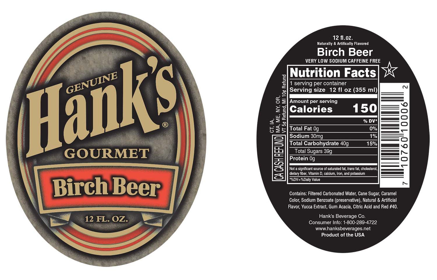 Hank's Premium Birch Beer