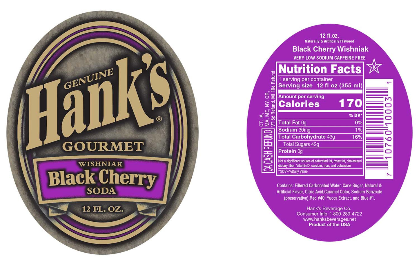 Hank's Premium Wishniak Black Cherry